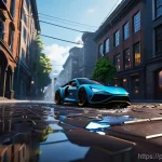 Home 10 RTX와 GTX 그래픽카드의 차이 - **Prompt:** A highly immersive gaming scene rendered with advanced NVIDIA RTX graphics. A focused ga...