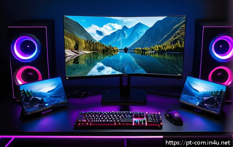 4K 모니터와 1440p 모니터 비교 관련 이미지 1